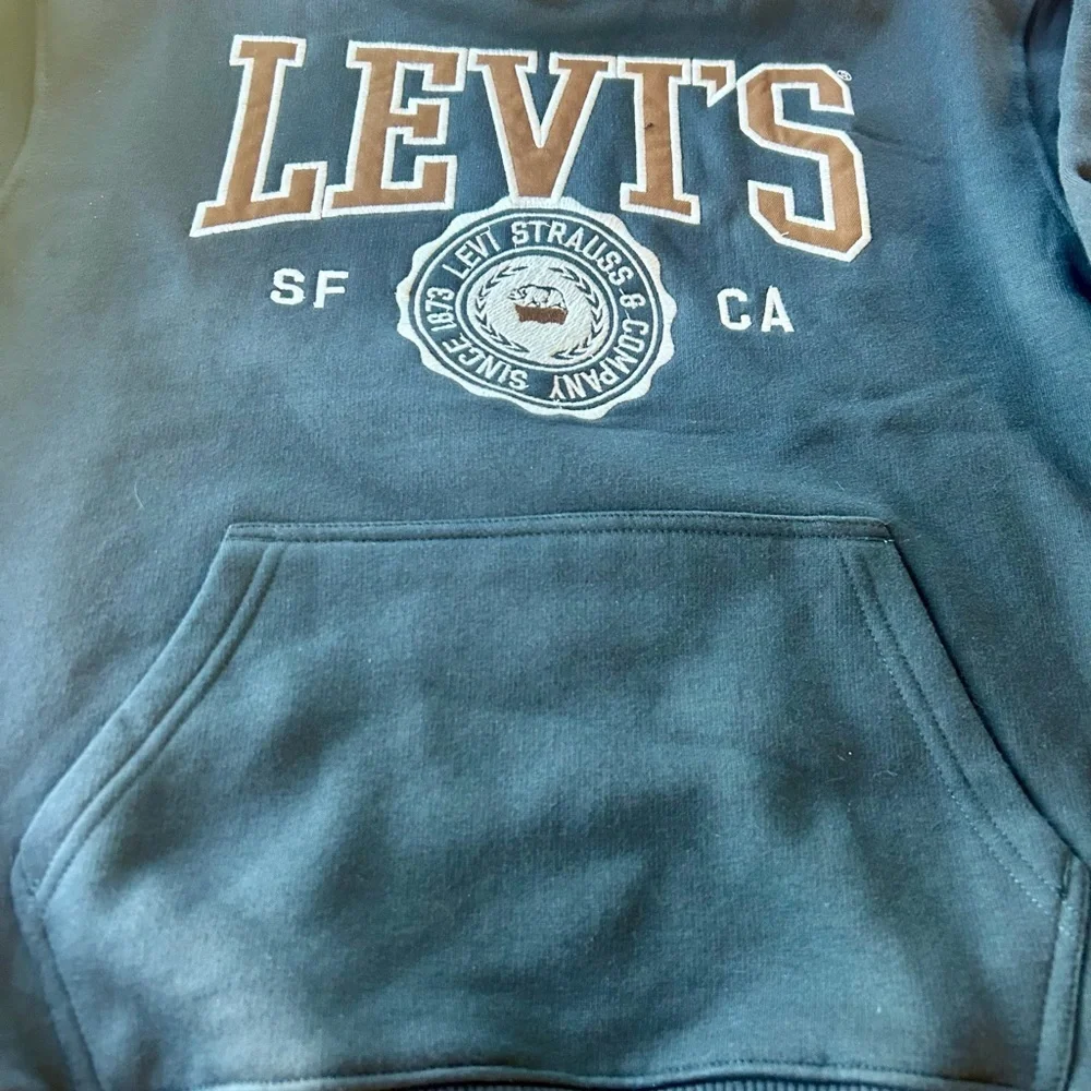 Levi’s Kids Pullover Hoodie Medium (10–12) — Dark Green, New with Tags